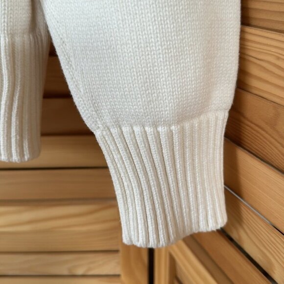 Like New Quince 100% Organic Cotton Boyfriend Crew S Ivory - Picture 4 of 8